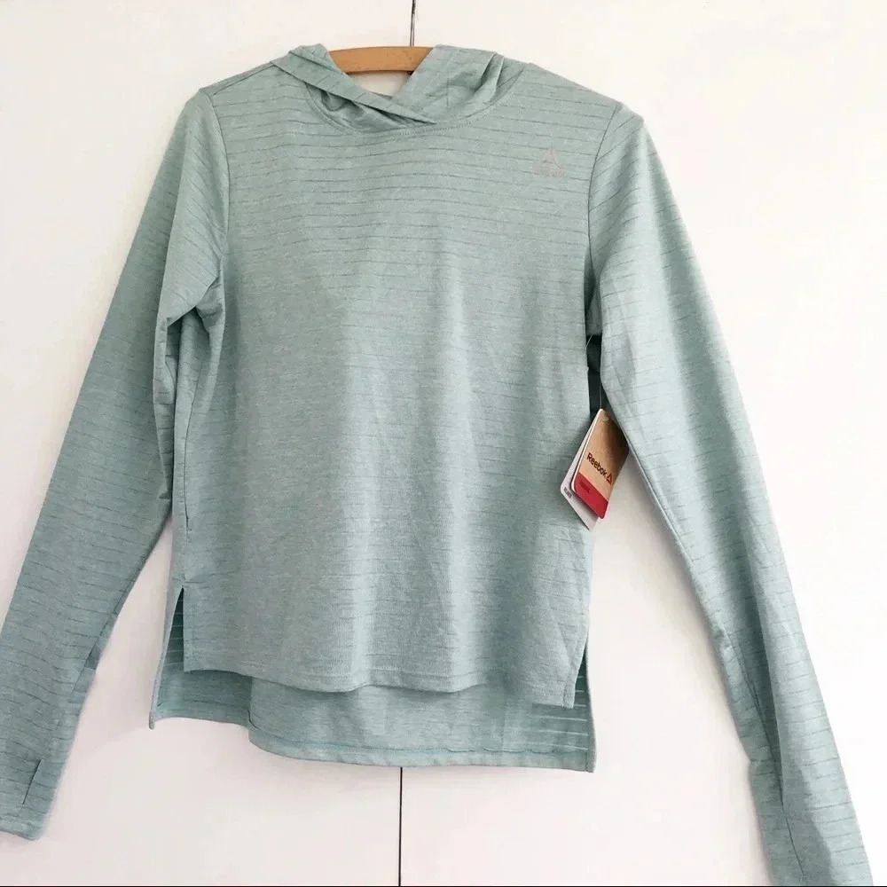 Reebok Circuit LS Training Hoodie Gray Mist